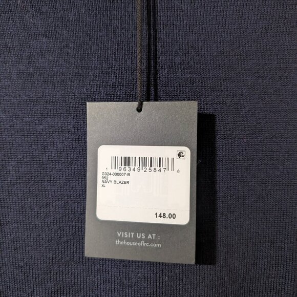 Good Man Brand | Modern Slim Fit Merino Wool Sweater In Navy - Picture 7 of 10